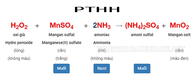 NH3 là chất oxi hóa mạnh